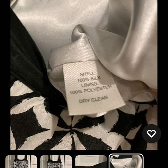 Stylish White House Black Market Geometric Satin Shift Dress Size S - Picture 3 of 7